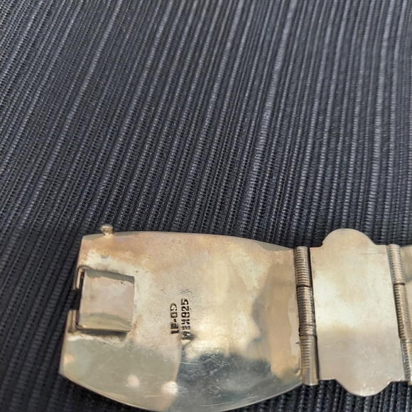 VINTAGE Handmade Sterling Silver Bracelet - Picture 4 of 6